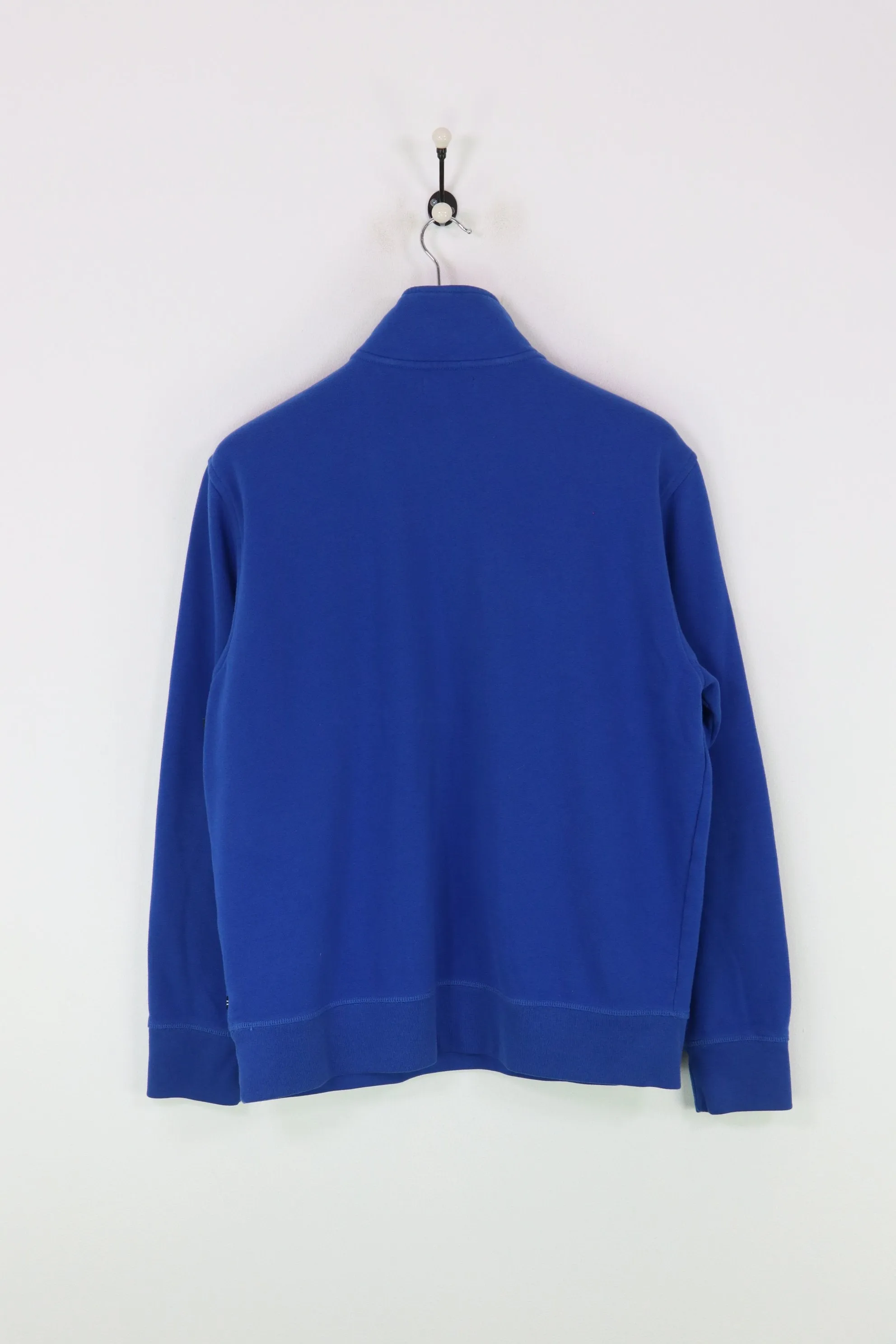 Nautica 1/4 Zip Sweatshirt Blue Large