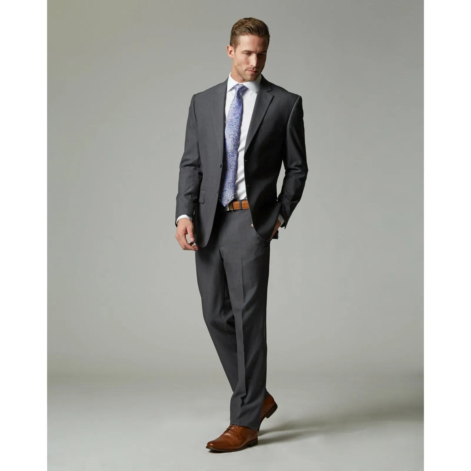 Navy Tempo Stretch Slim Fit Suit