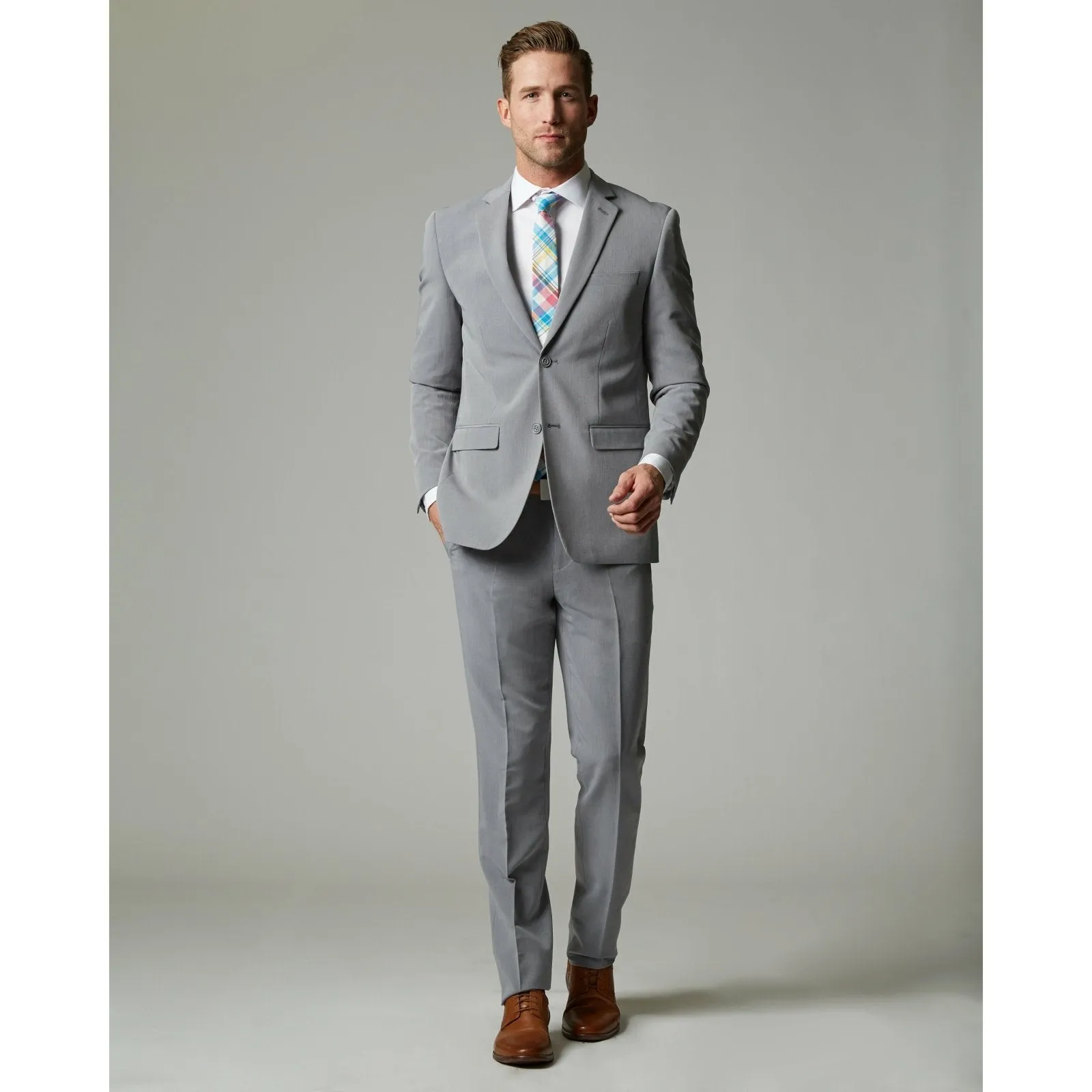 Navy Tempo Stretch Slim Fit Suit