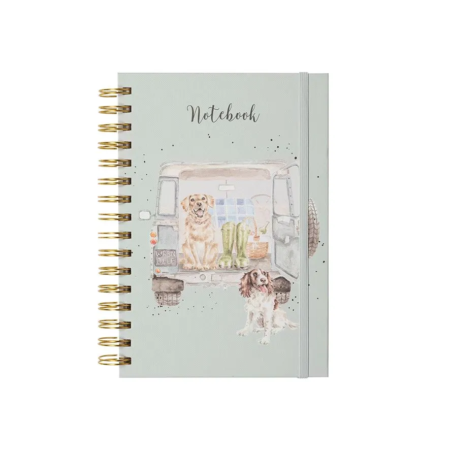 'Paws for a Picnic' Labrador & Spaniel Spiral Bound Journal