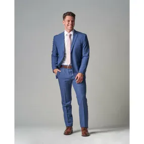 Powder Blue Tempo Stretch Slim Fit Suit