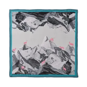 "Himalaya" Large Silk Scarf