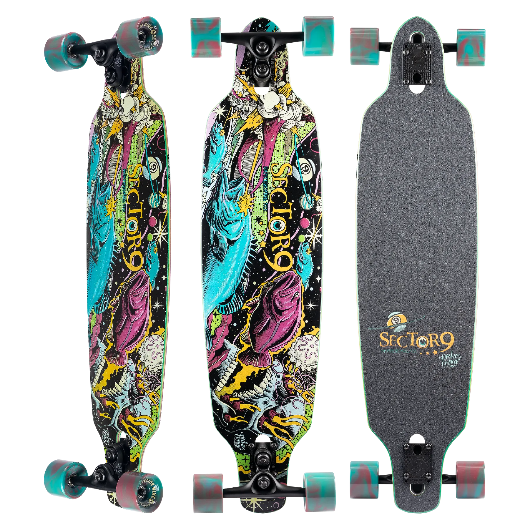 Sector 9 Fractal Battle Skateboard