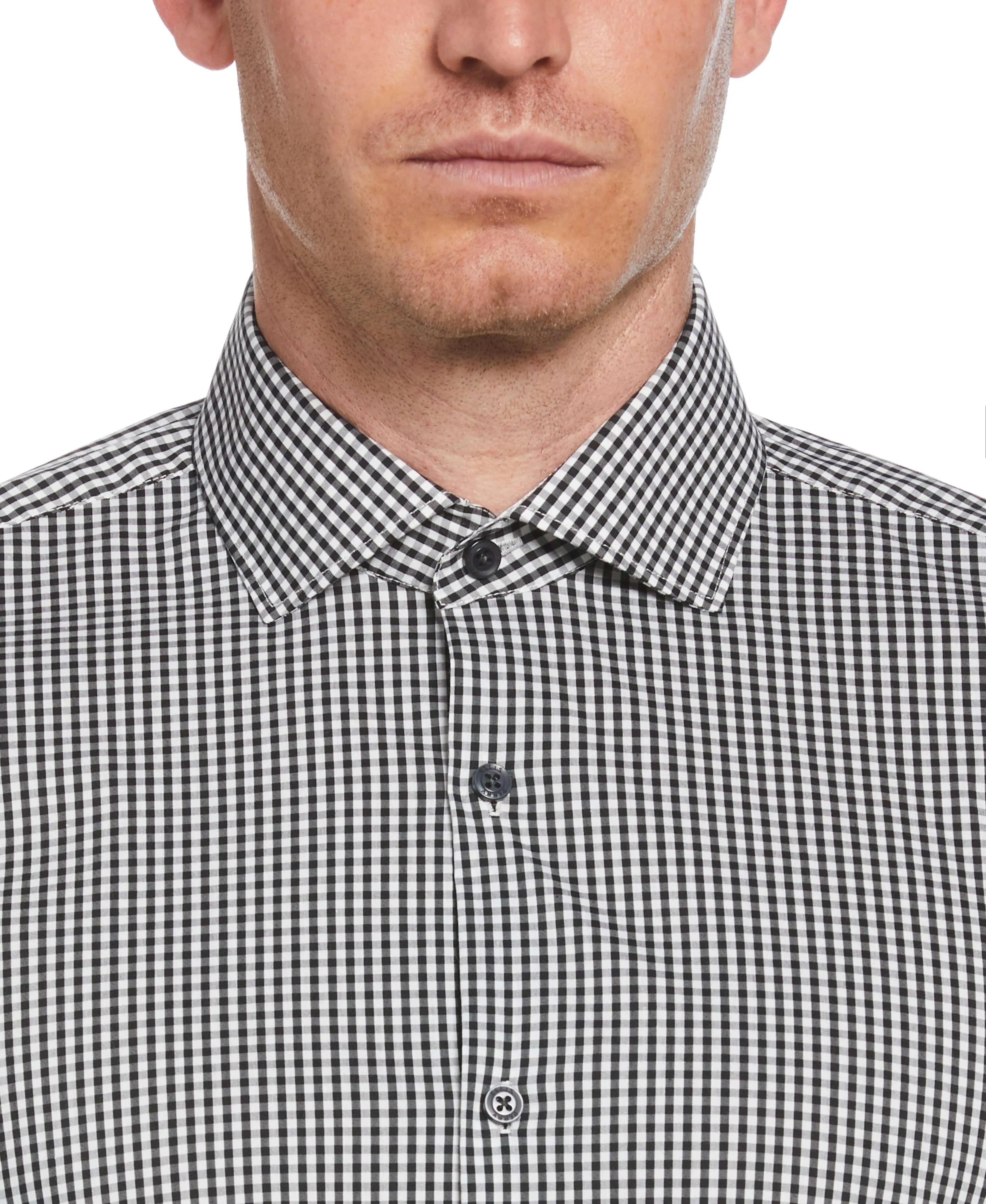 Slim Fit Check Print Dress Shirt