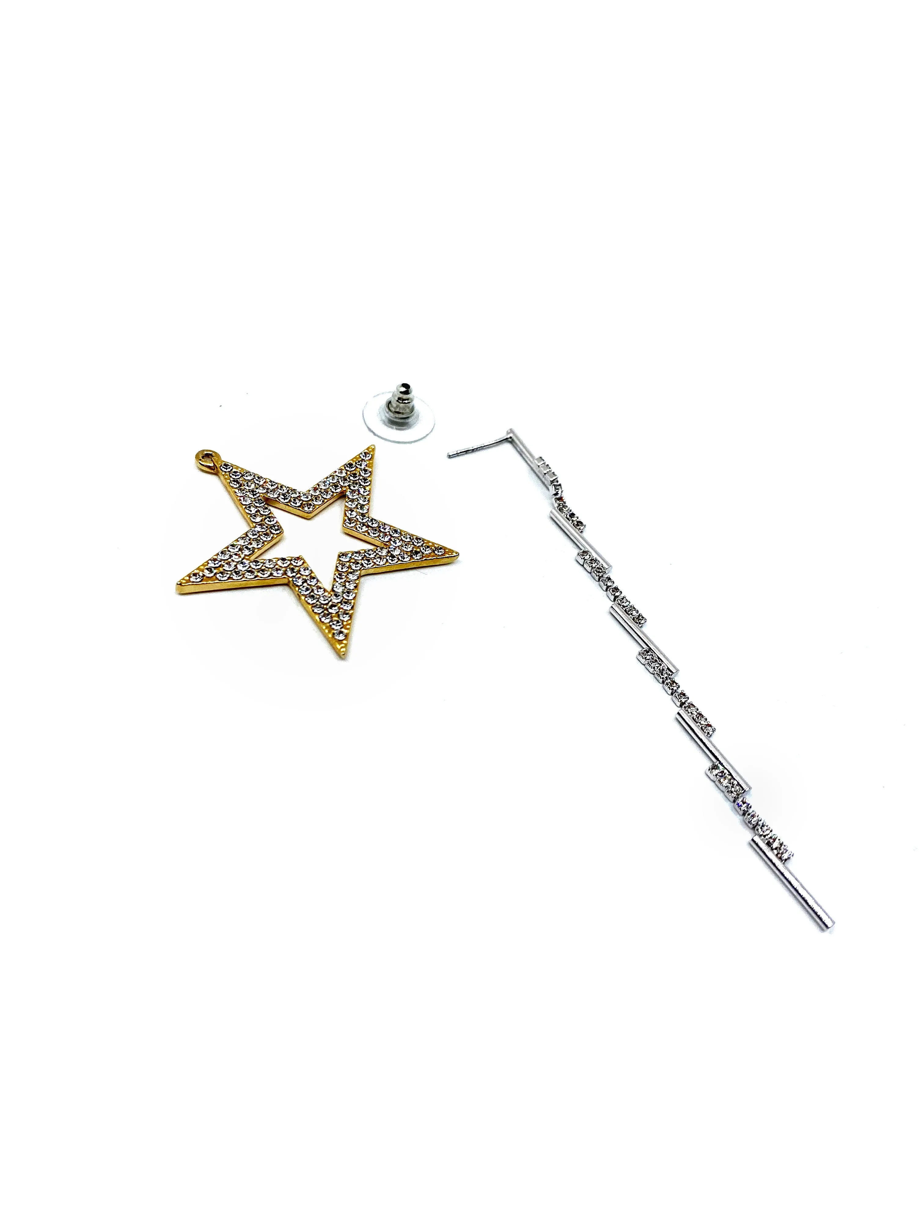 STAR-SHAPED DETACHABLE EARRINGS