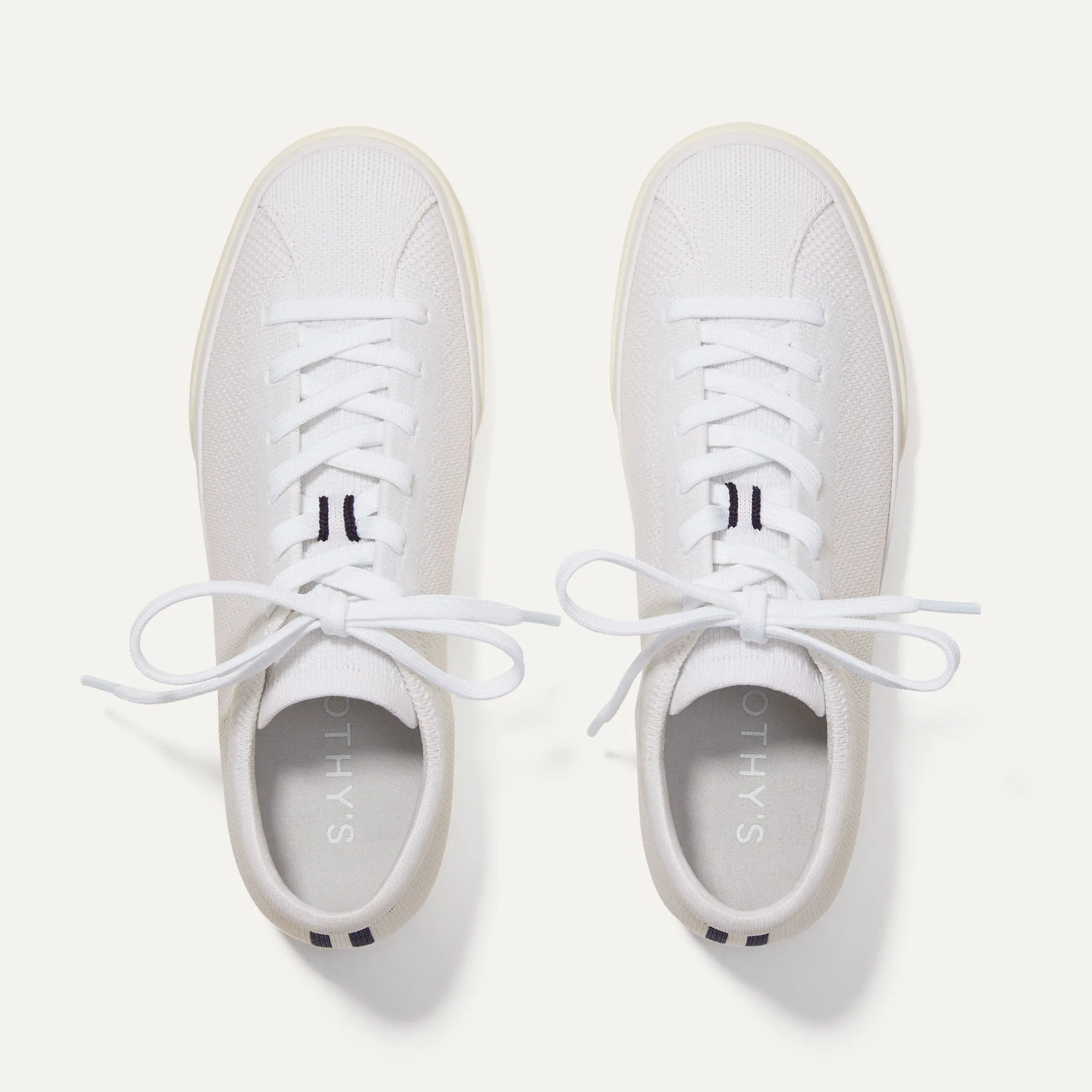 The Lace Up Sneaker - Bright White