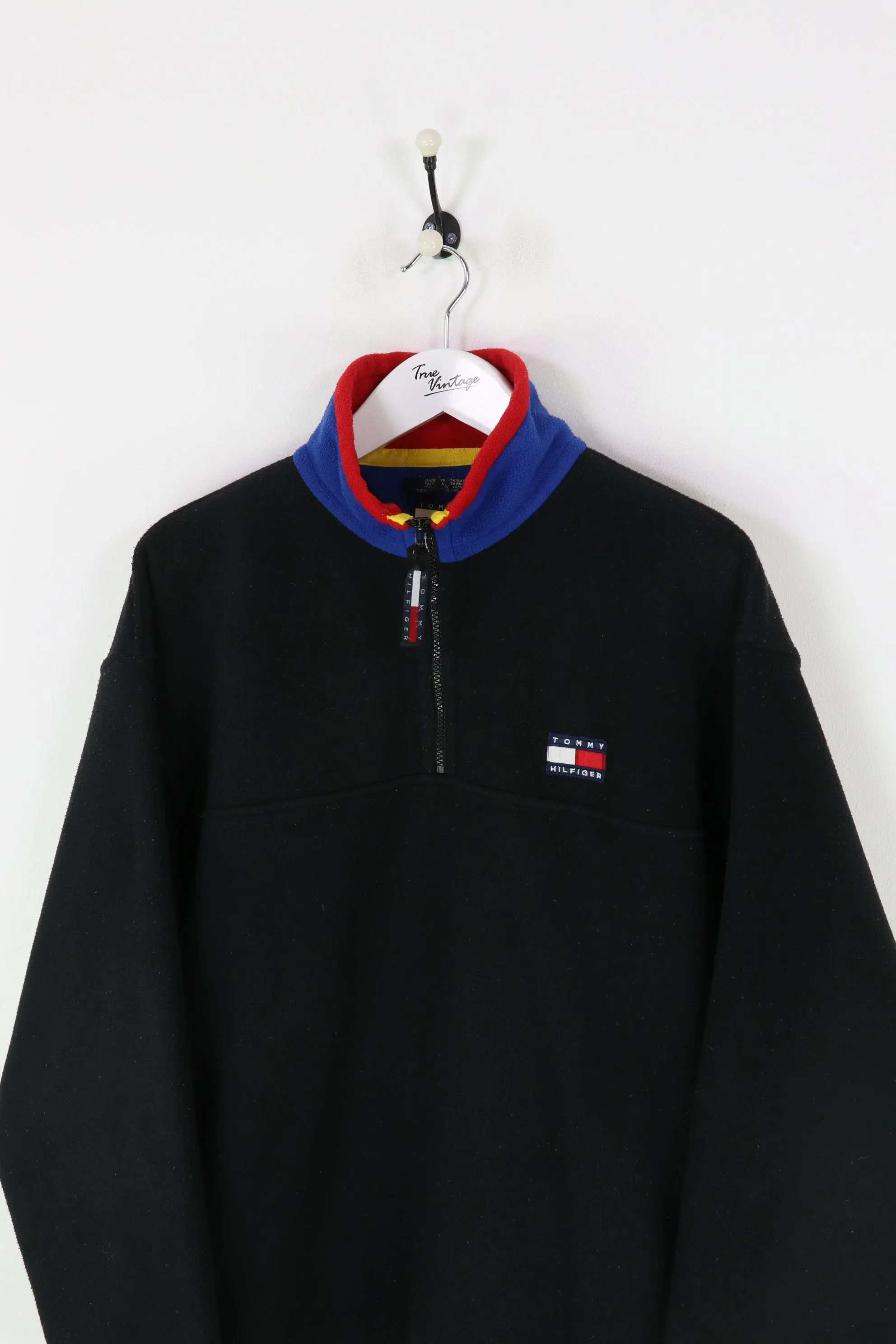 Tommy Hilfiger 1/4 Zip Fleece Black Large