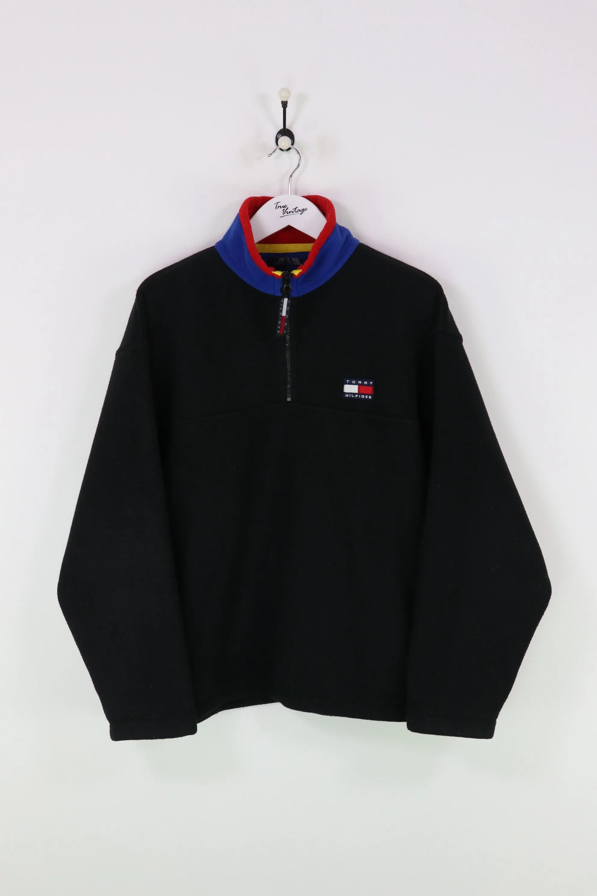 Tommy Hilfiger 1/4 Zip Fleece Black Large