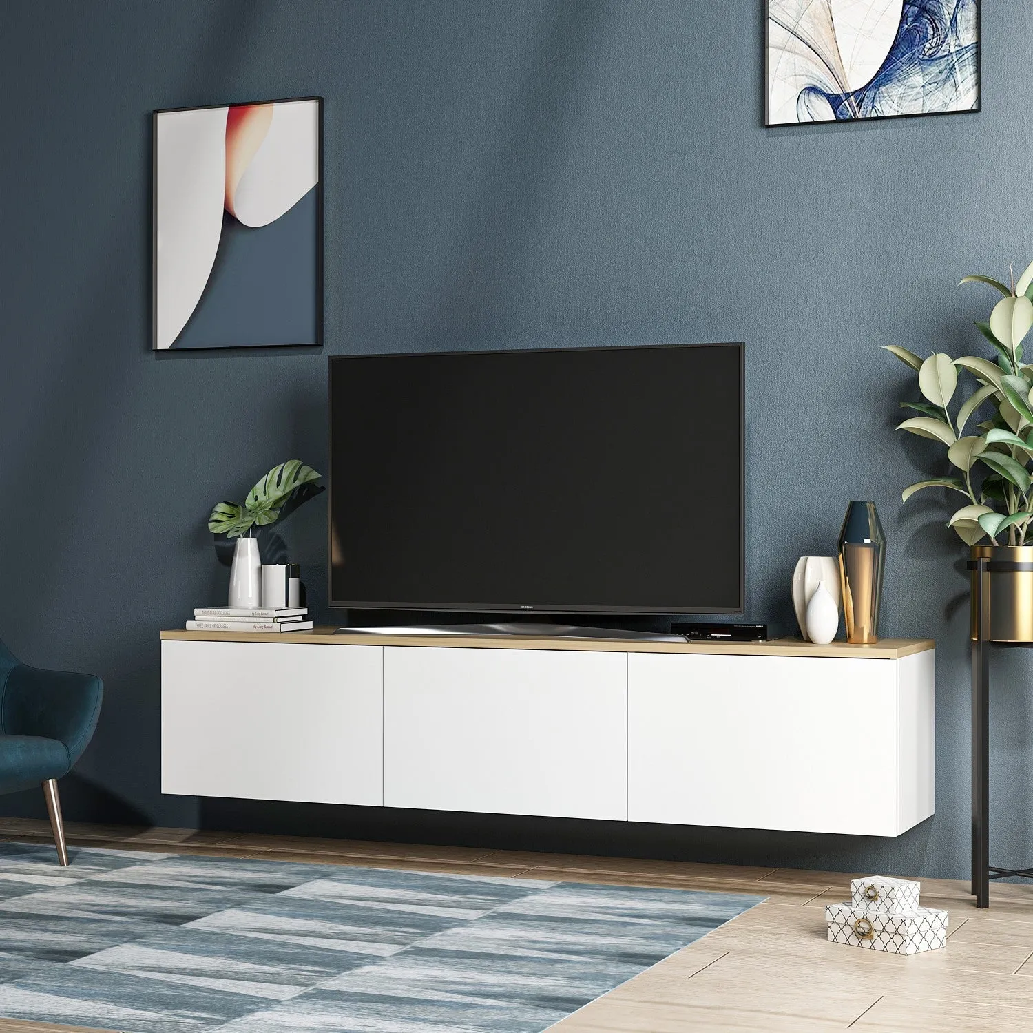 TV Stand Neon - White