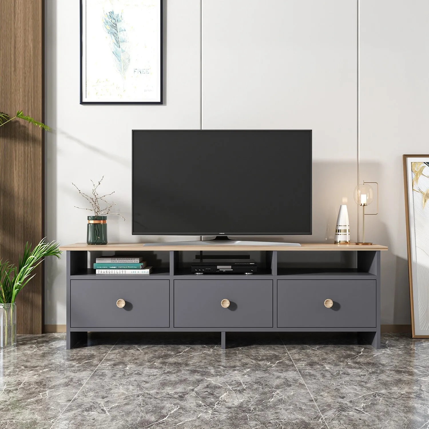 TV Stand Oslo - Anthracite