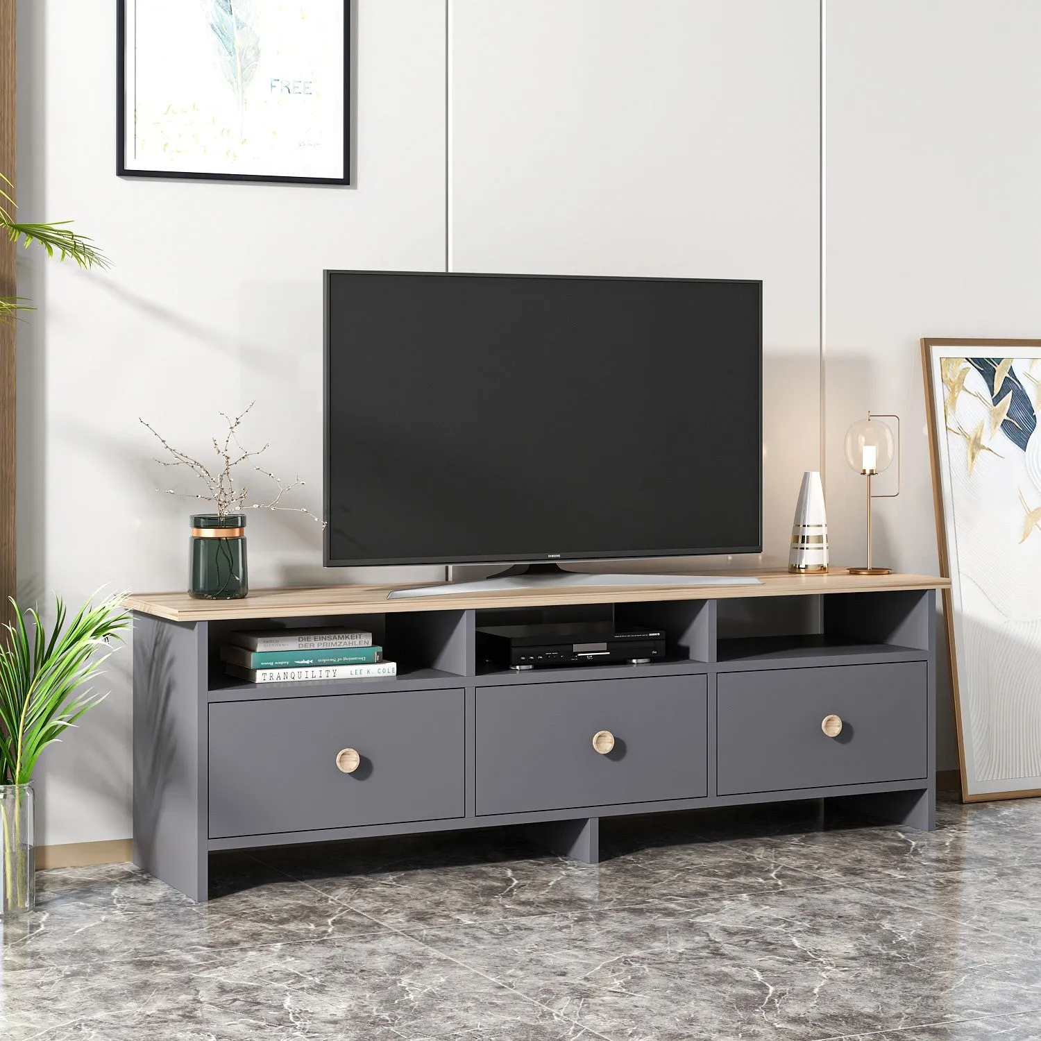 TV Stand Oslo - Anthracite