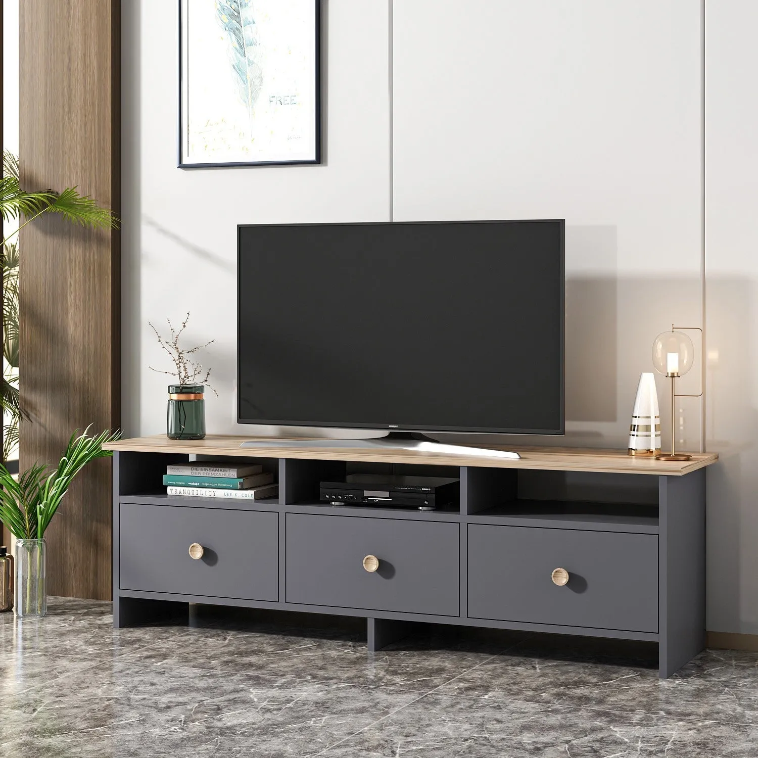 TV Stand Oslo - Anthracite