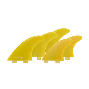 Tyler Warren 5 Fin Glass Yellow - Twin Tab