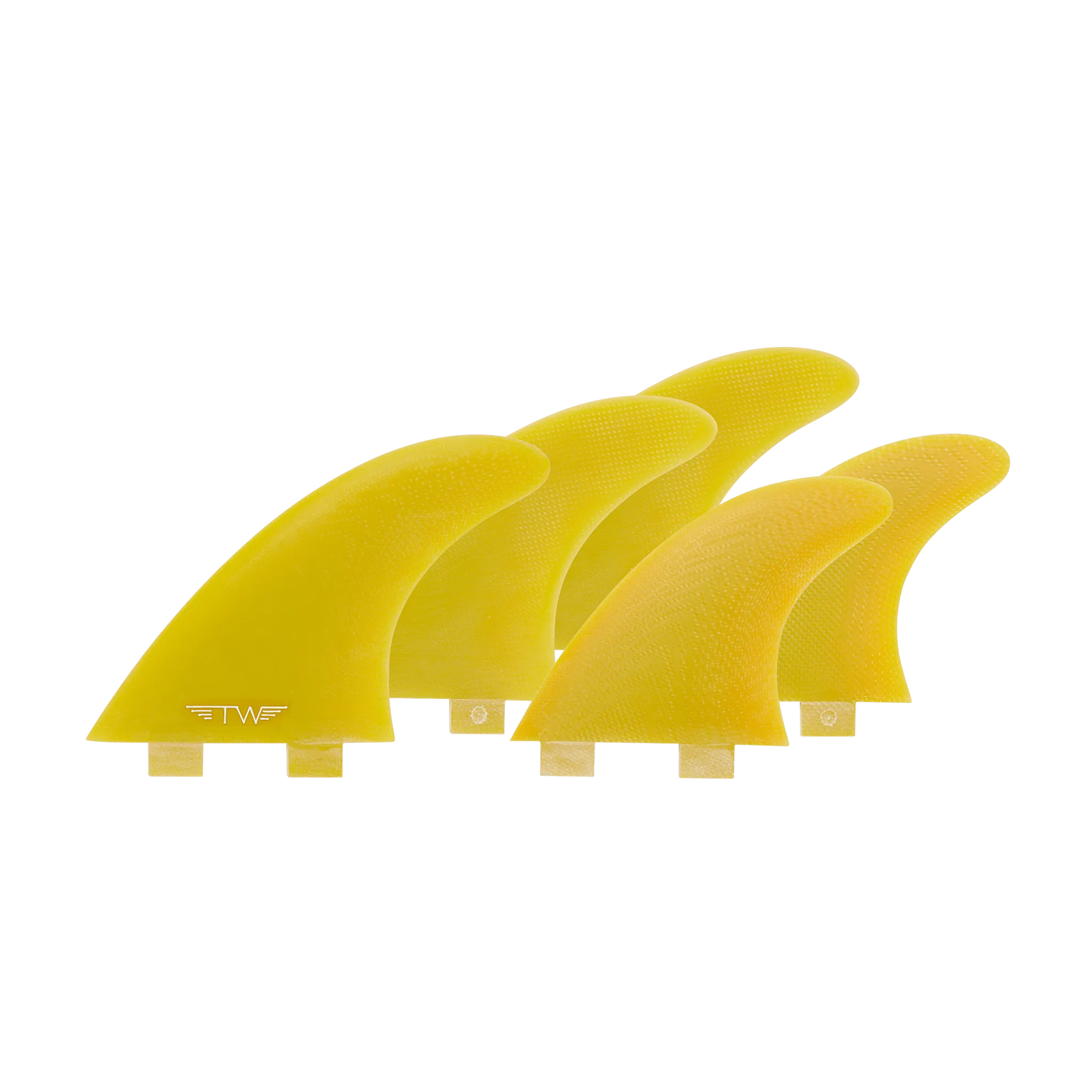 Tyler Warren 5 Fin Glass Yellow - Twin Tab