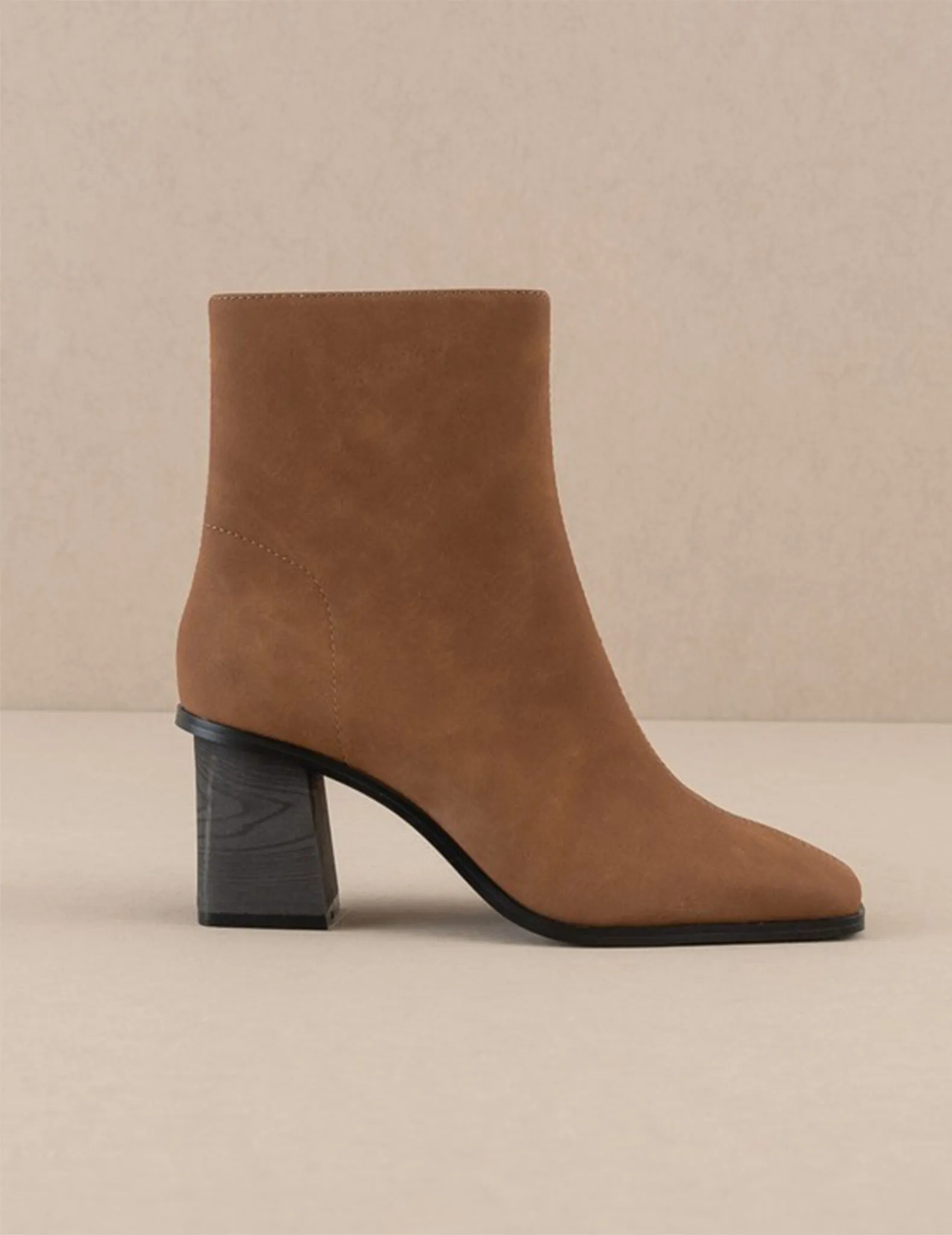 Valerie Coco Square Toe Booties