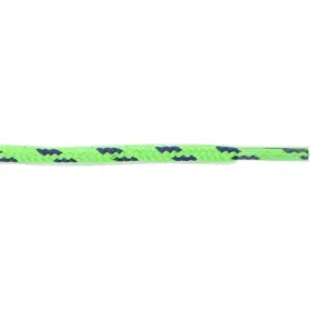 Wholesale Round Dual Tone 3/16 - Neon Green/Navy (12 Pair Pack) Shoelaces