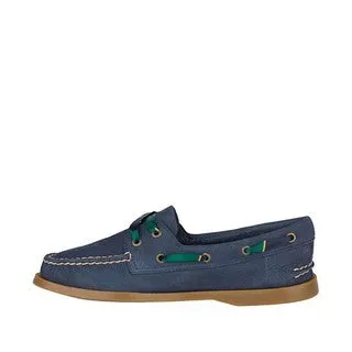 Women's Authentic Original Varsity Boat Shoe - Navy (STS84500)