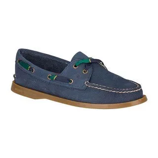 Women's Authentic Original Varsity Boat Shoe - Navy (STS84500)