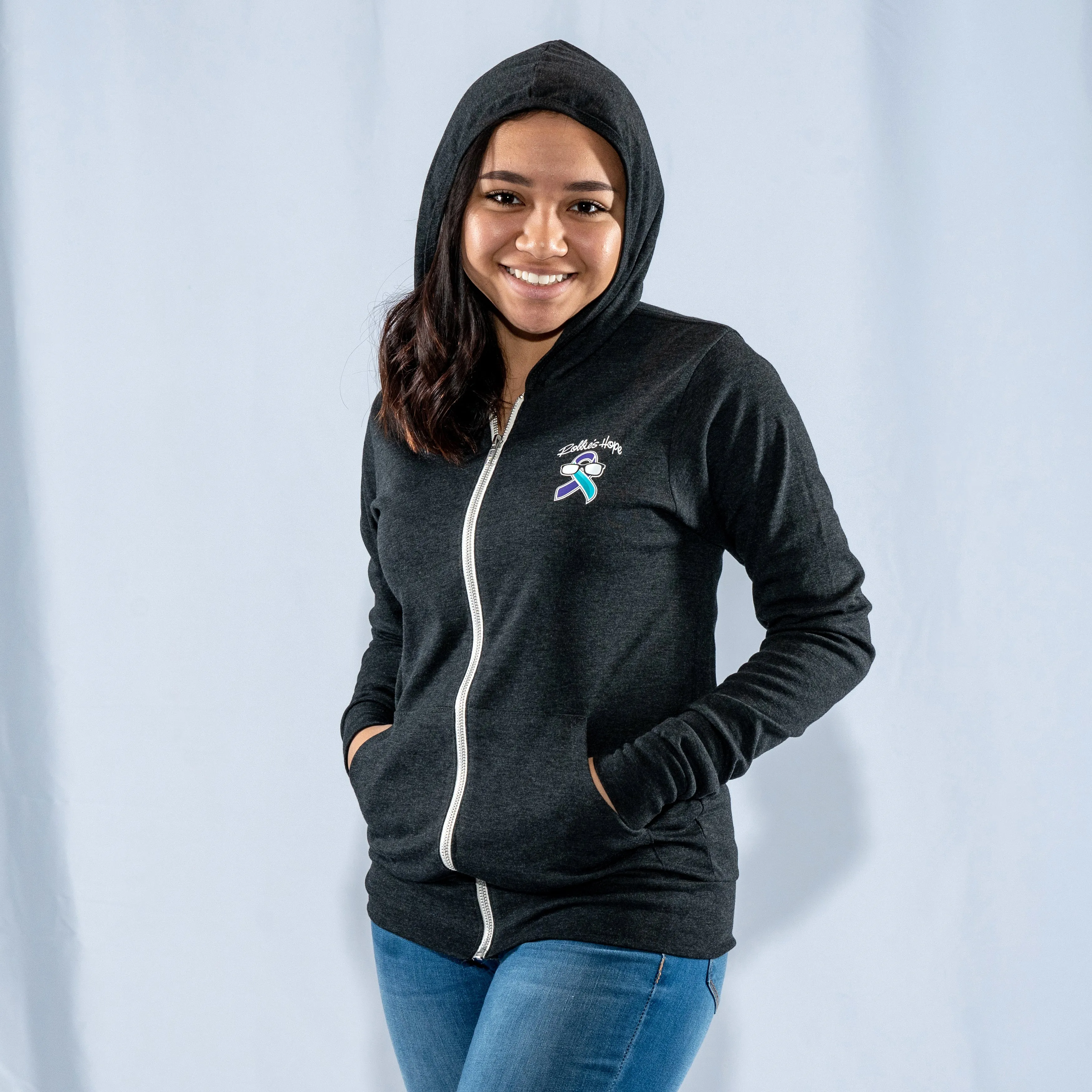 Women's Lightweight Hooded Full-Zip Tee