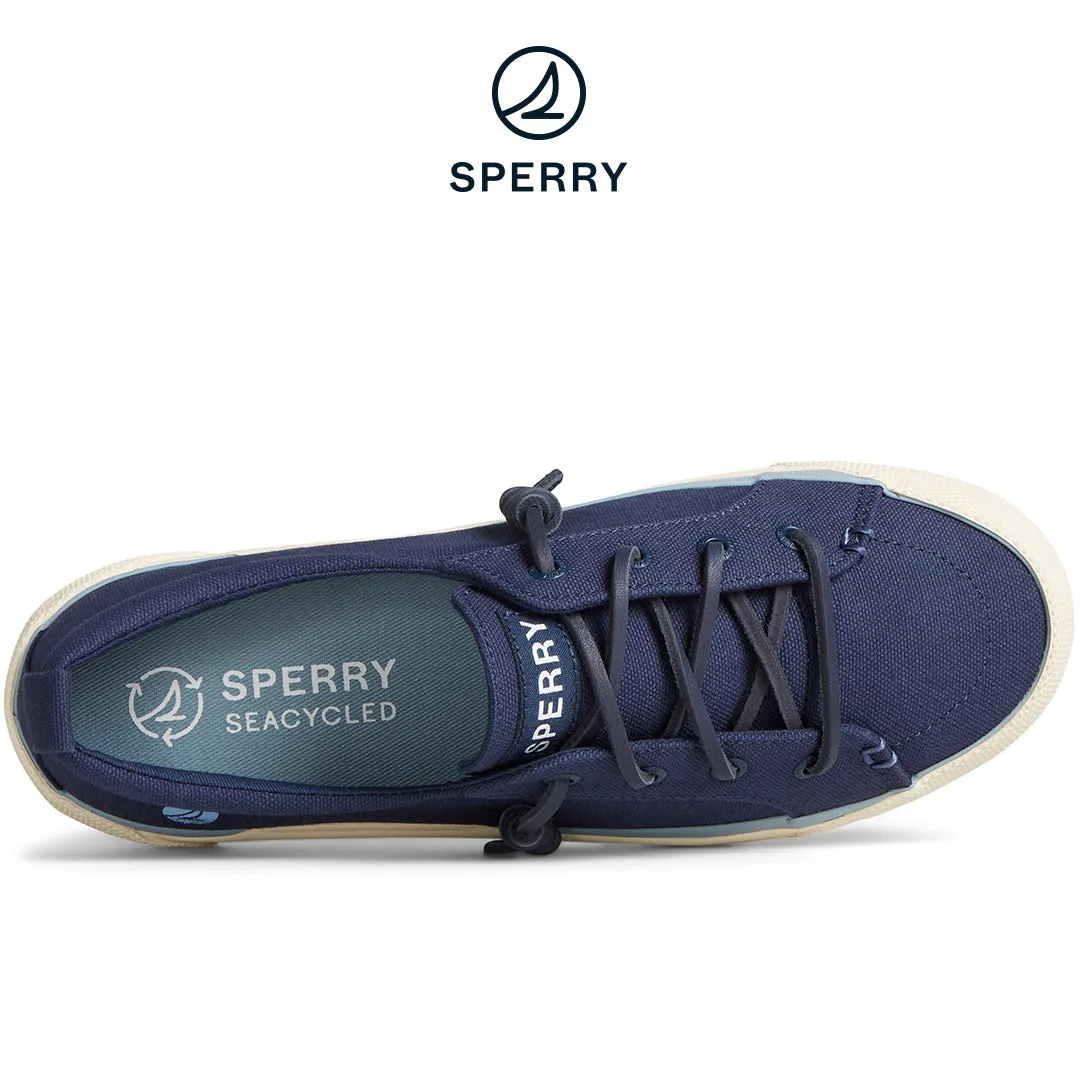 Women's SeaCycled™ Crest Seaburst Sneaker Navy (STS89090)