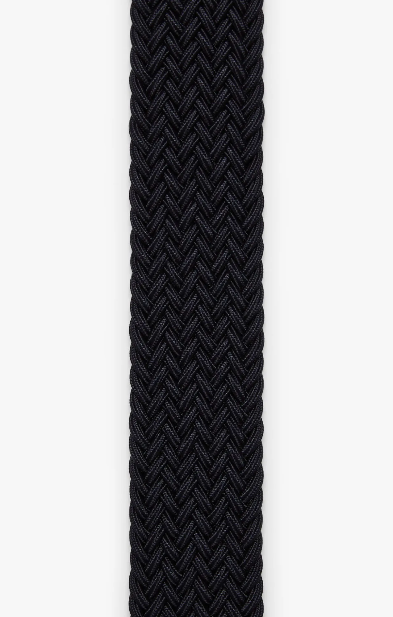 Woven Elastic Belt In Navy Blue